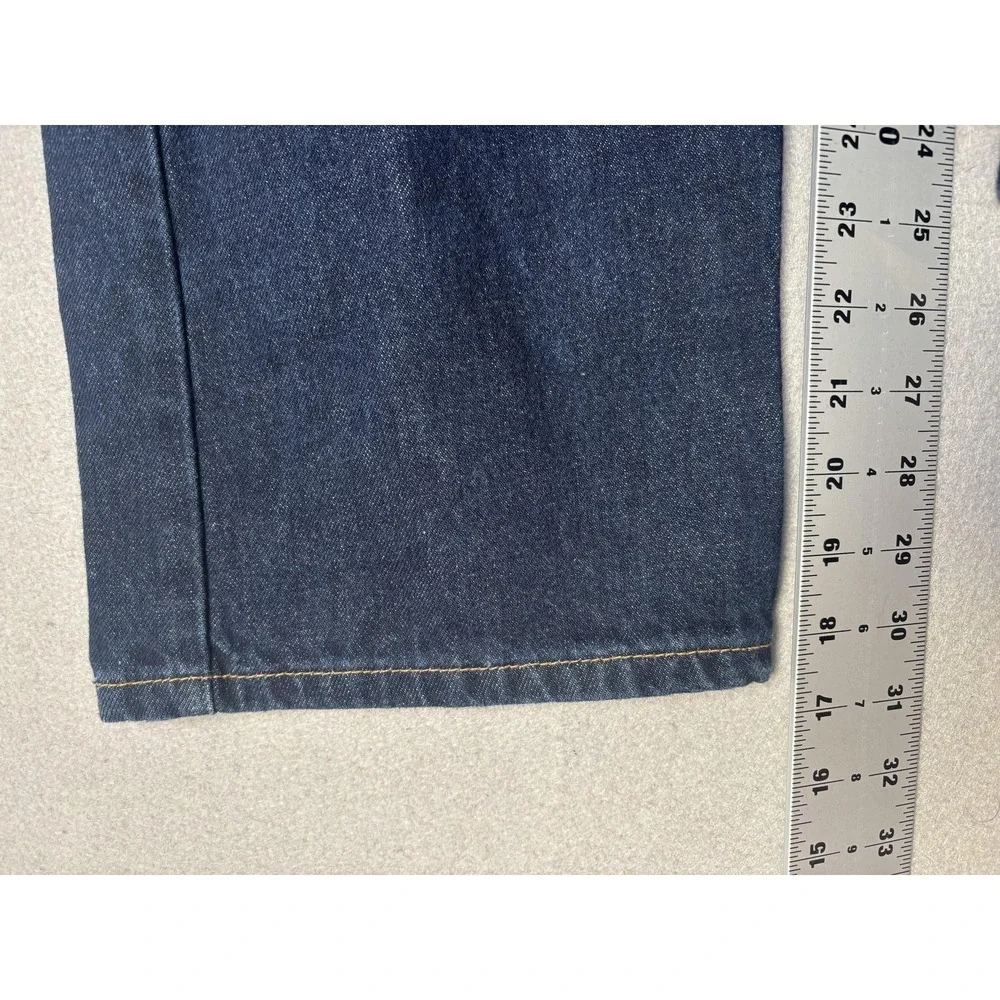 Levis Jeans Mens 38x30 Dark Wash Blue Regular Fit Straight Leg Denim Pants